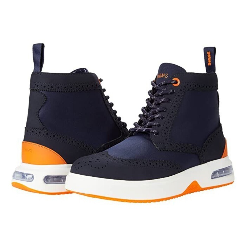 Swims Charles Hybrid Boot Men's US 8 Navy Blue Everyday Walking Shoes JOBB952
